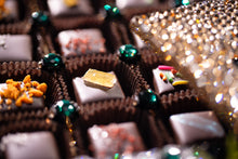 The Crown Jewel Austrian Crystal Black Walnut Box of 20 Chocolates