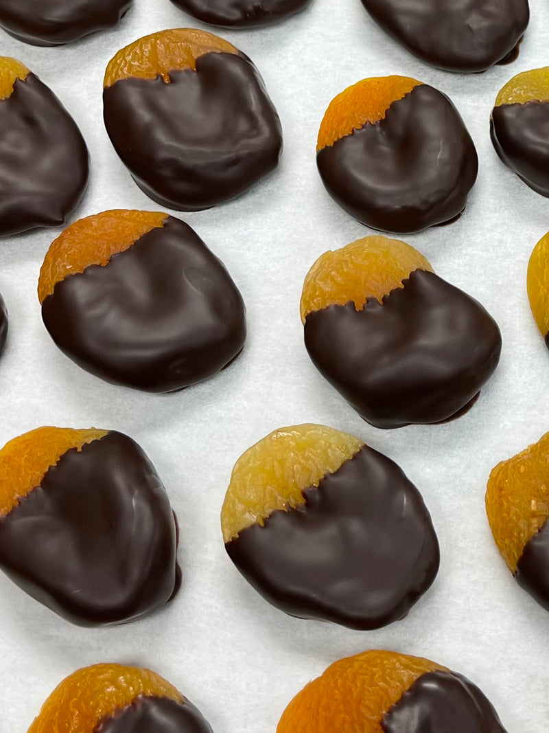 Dark Chocolate Dipped Turkish Apricots