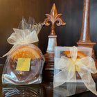 Glacé Orange Slices Dipped in Dark Chocolate